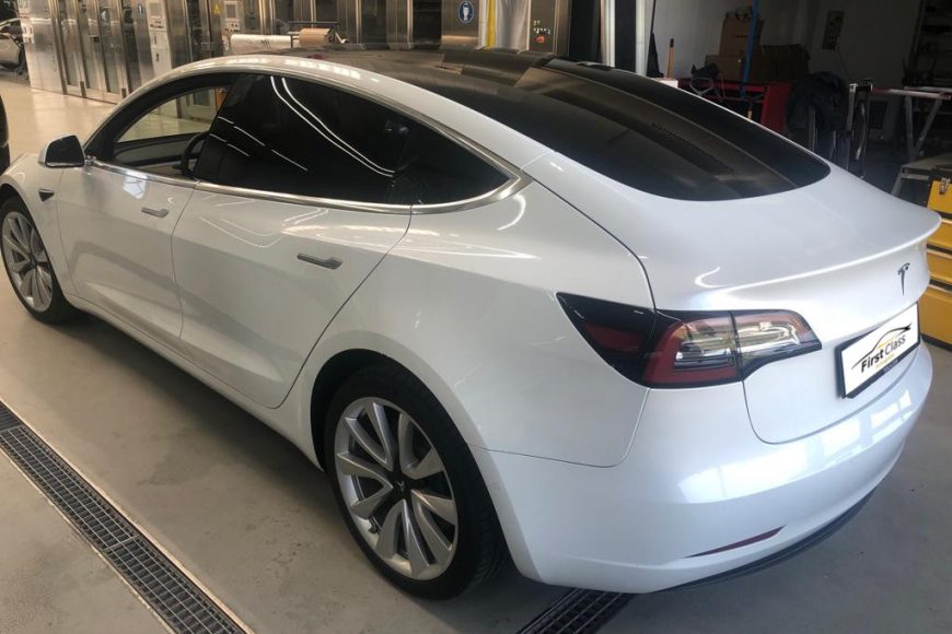 Tesla model 3 Panoramadach Scheibentönung 💪🏼